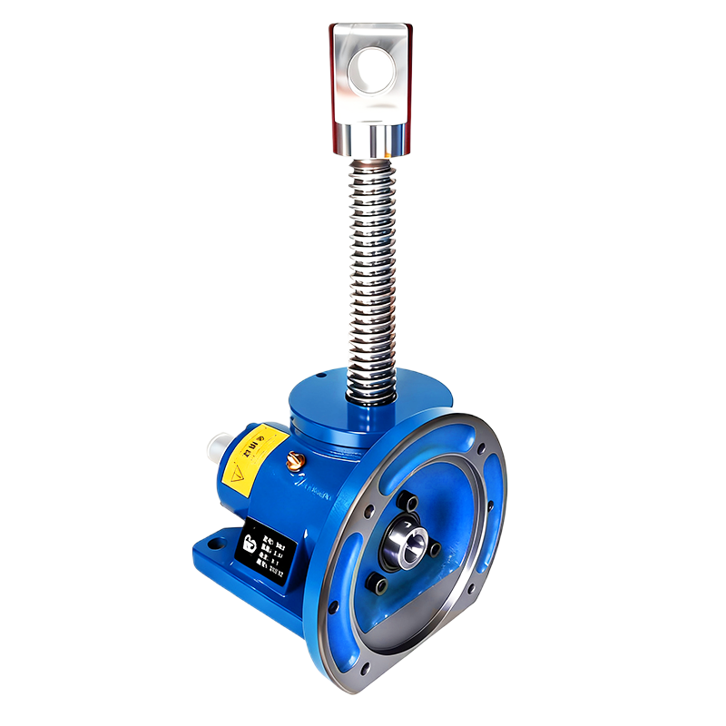 SWLD Inverted Mount Electric Control Screw Jack With Threaded End Worm Gear Lift For Structural Adjustment